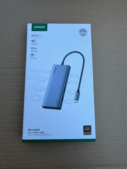 Hub Ugreen Revodok 8 in 1 Usb C Sigilat