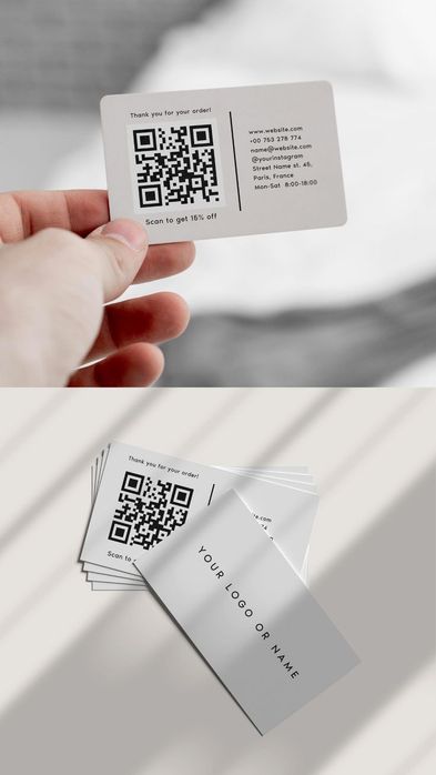 QR-визитки для вашего бизнеса/товаров/услуг