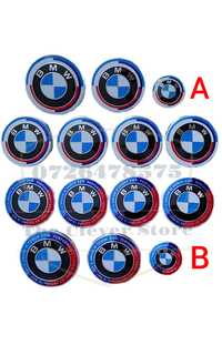 Set 7 Embleme Bmw Model Nou Aniversar Capota Portbagaj Volan Jante