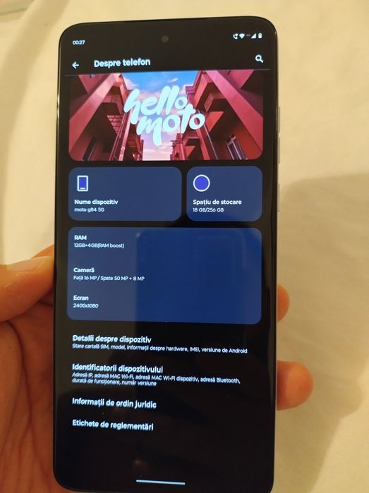 Motorola g84 16gb ram