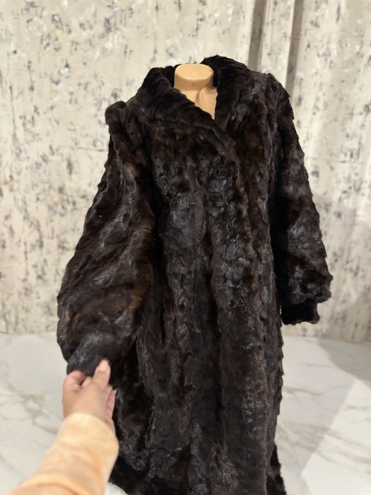 Haina lunga din blana naturala de nurca