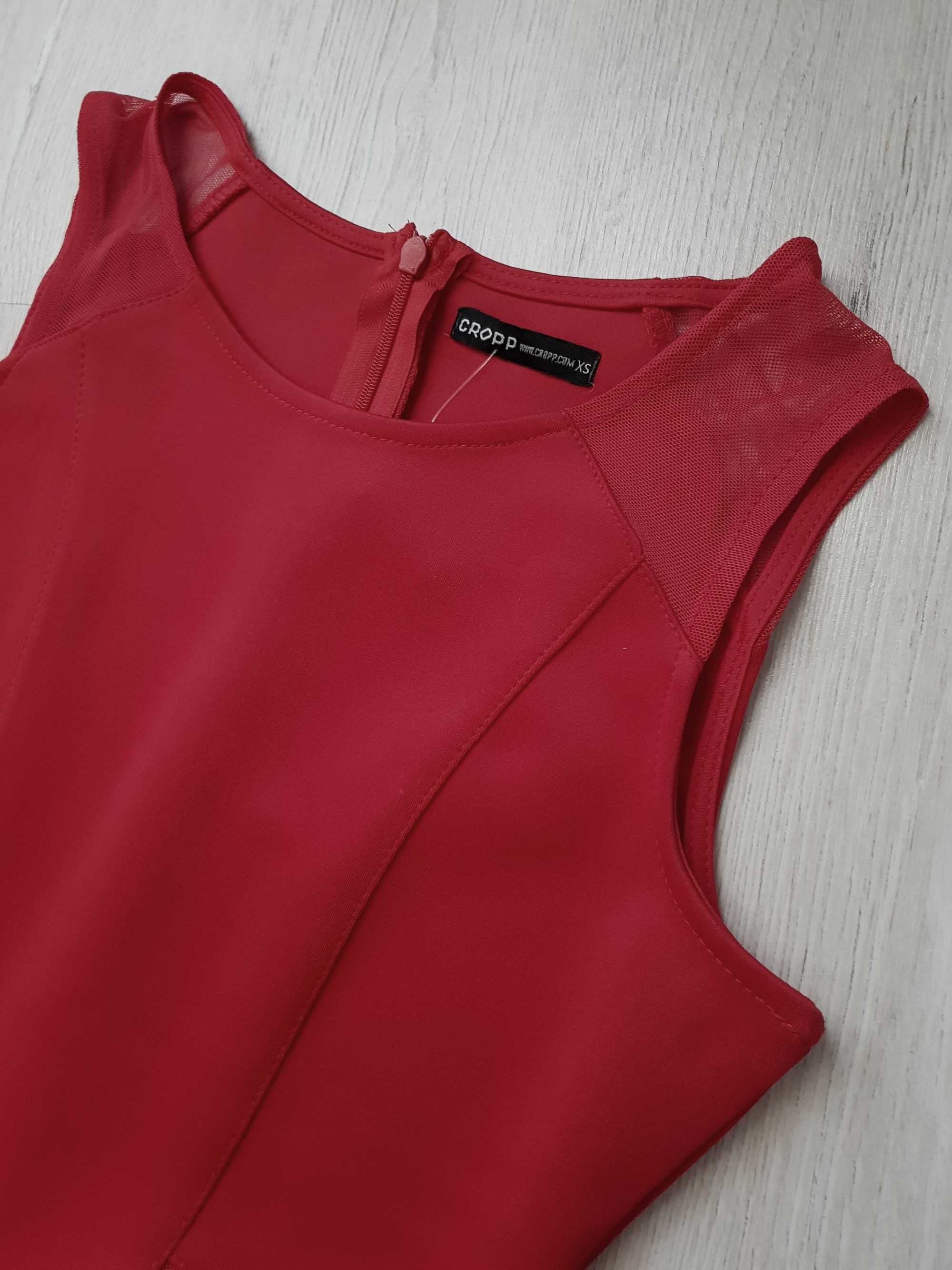 Rochie midi rosie