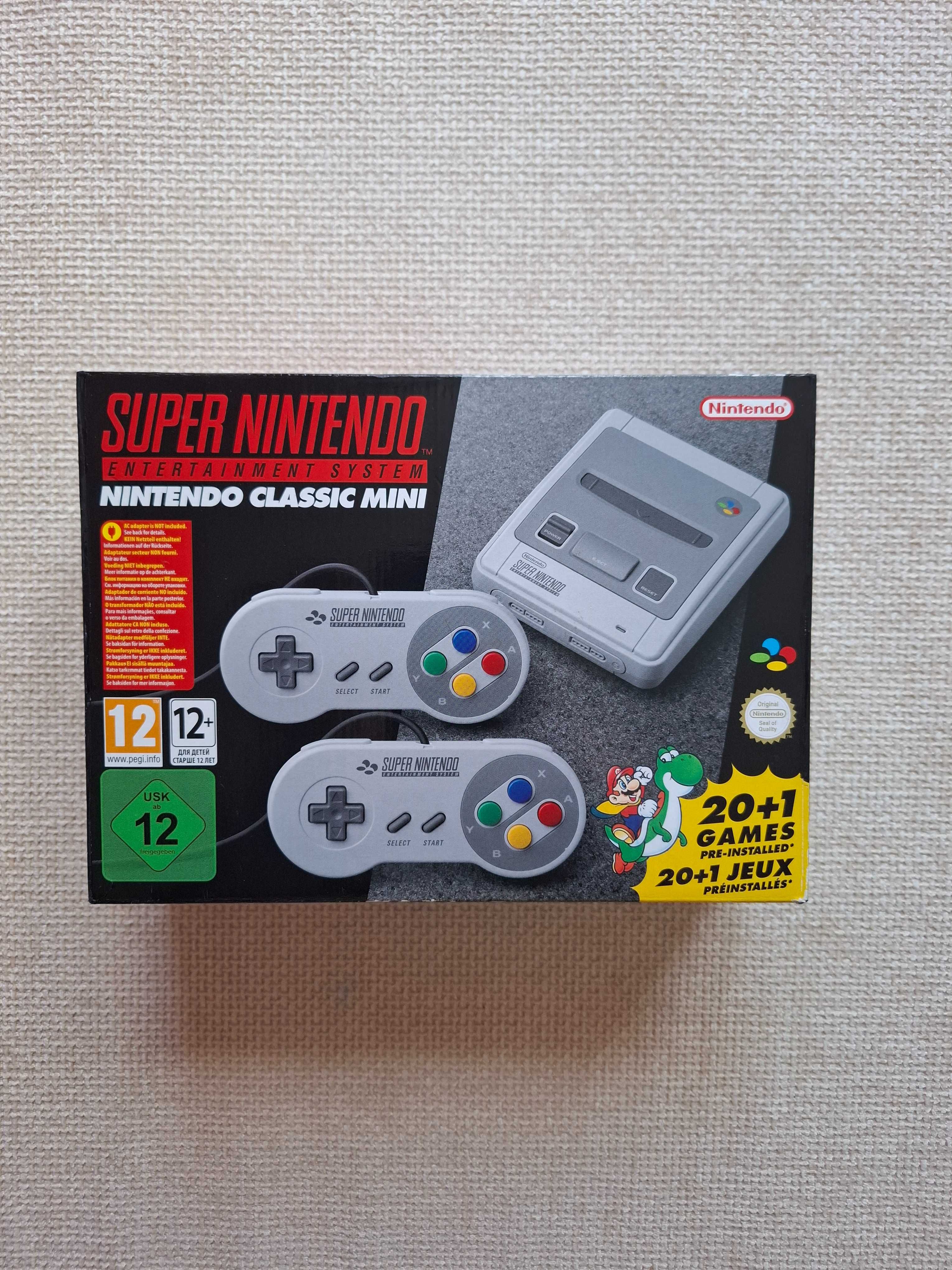 Consola Snes Mini, Super Nintendo Clasic, complet, stare excelenta