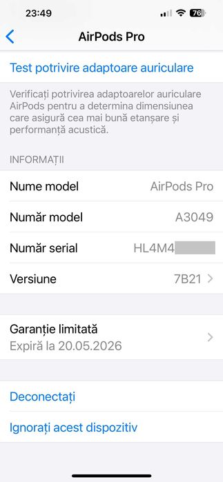 AirPods Pro 2nd generation cu MagSafe Charging Case - Cumparate Altex