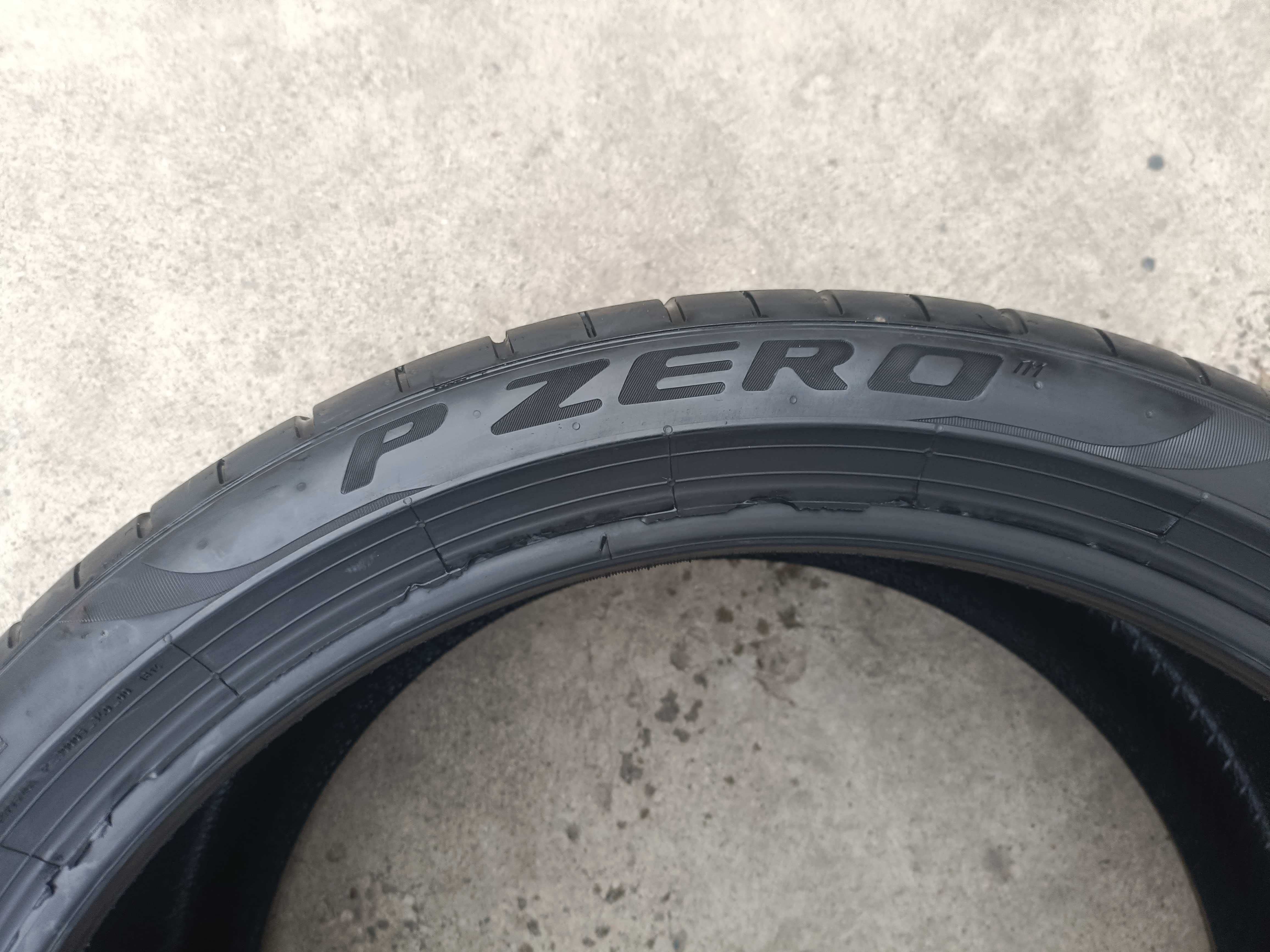 Doua anvelope de vara 265 35 20 pirelli p zero pz4 profil 6,5 mm