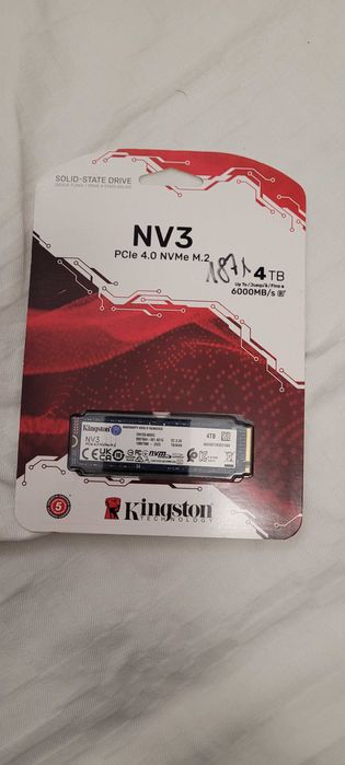 SSD Kingston NV3 DE 4TB PCI Express 4.0 , Sigilat, nou
