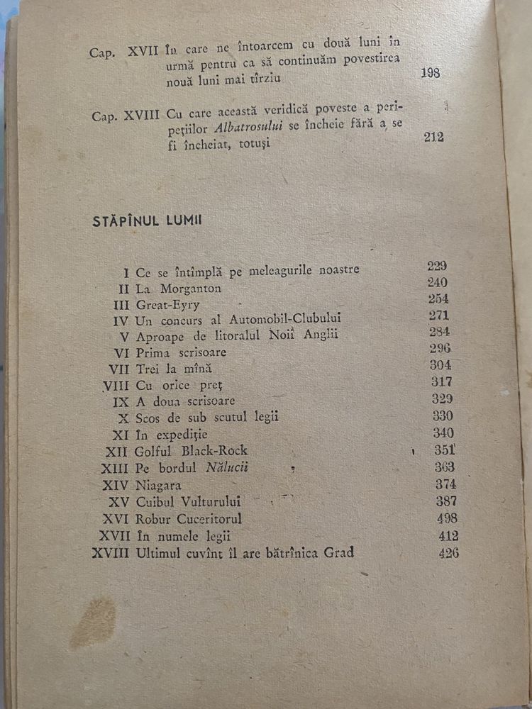 Jules Verne- Robur Cuceritorul -stăpânul lumii, 1970 ed. Albatros