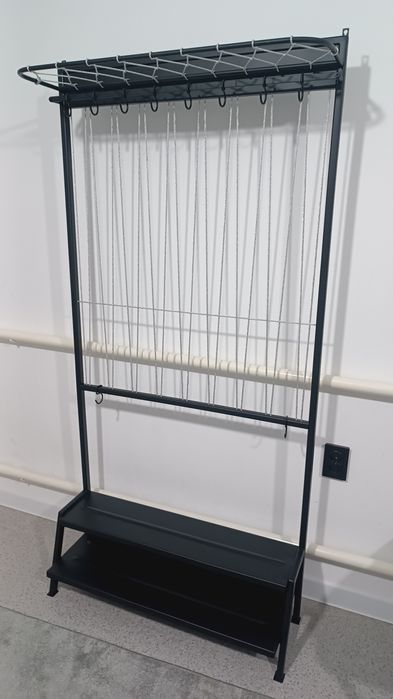 Вешалка с обувной полкой (компактная)
Цвет чер матовый 
Производство Р