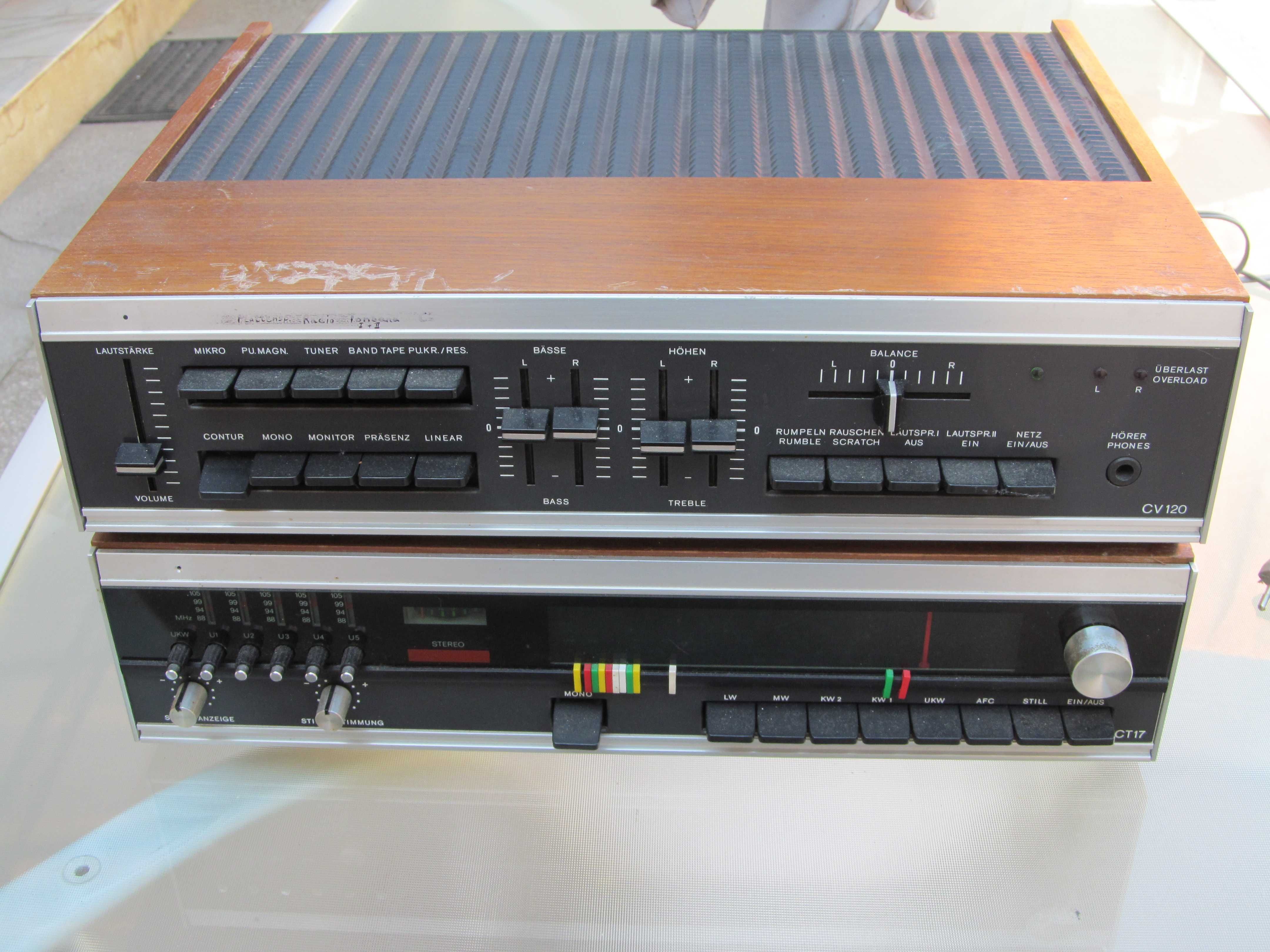 DUAL CV120 si CT17 amplificator si tuner , vintage