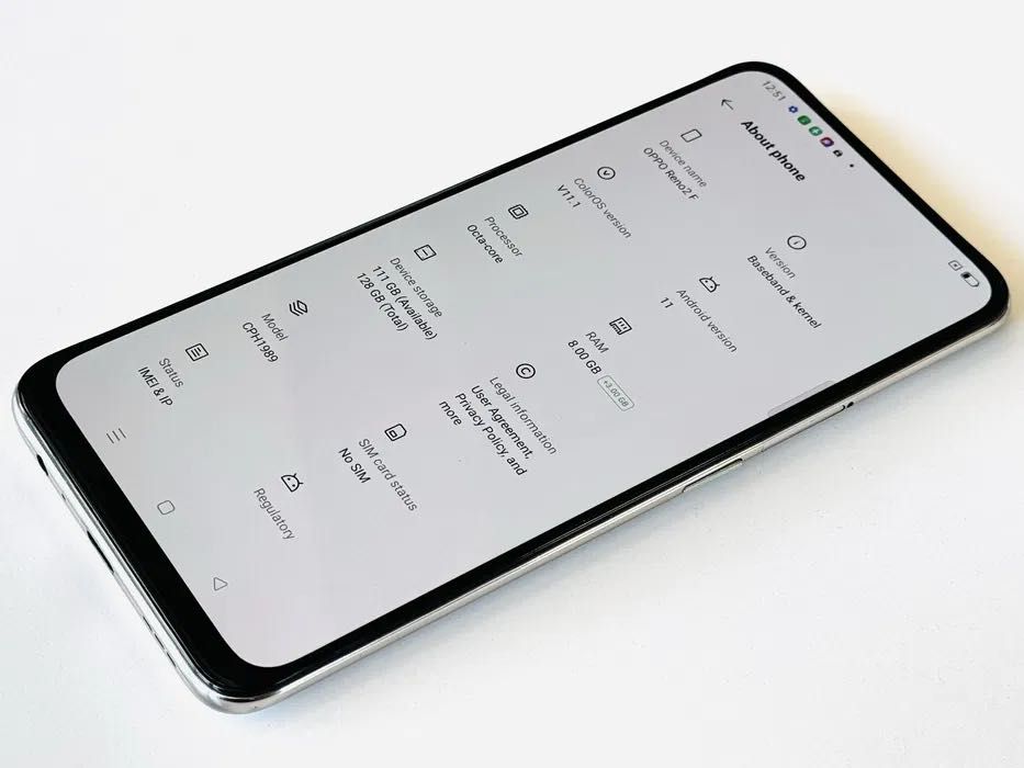 OPPO Reno2 F 128GB 8GB+3GB Ram
