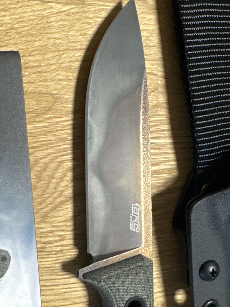 Нож TRC South pole black canvas micarta