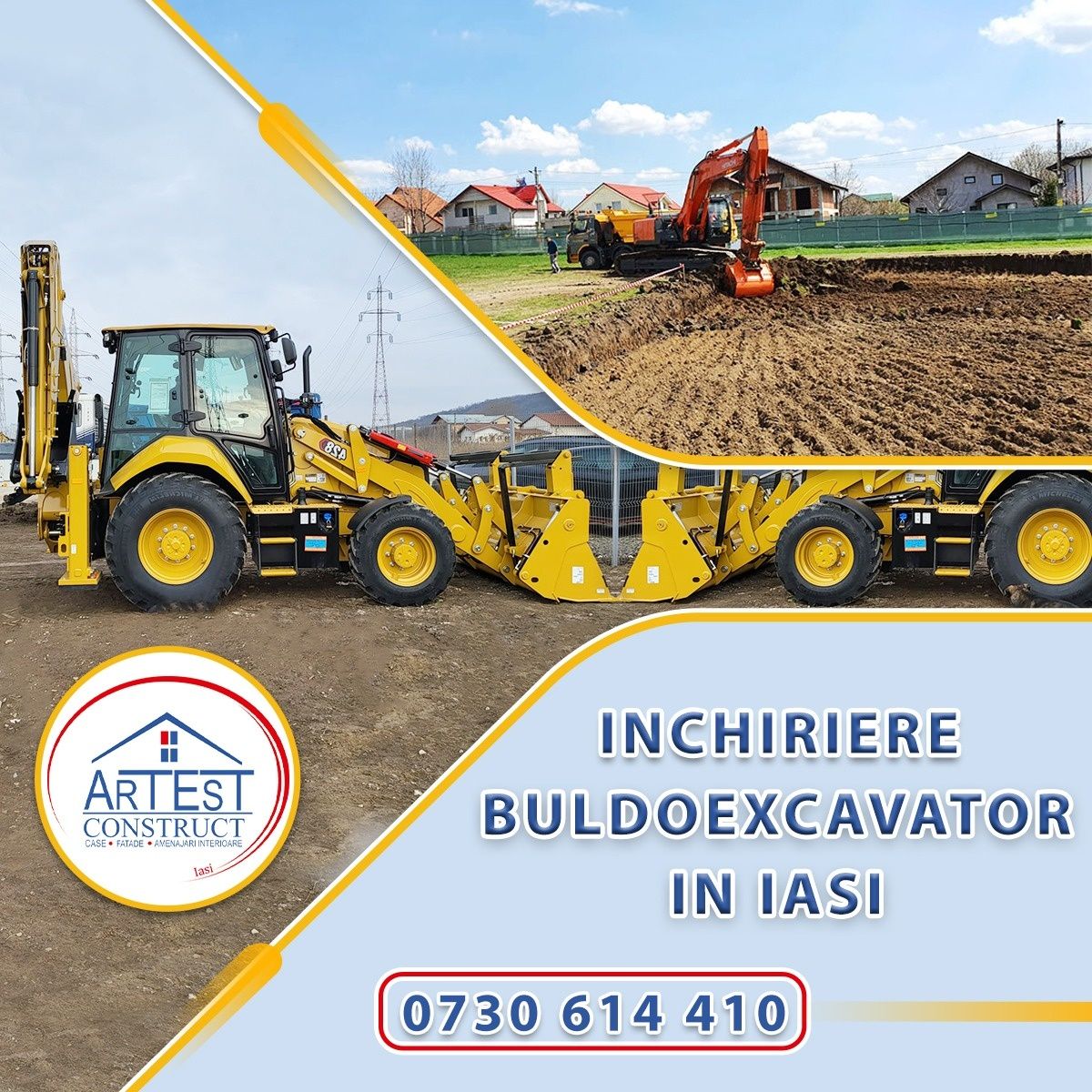 Inchirez Buldoexcavator, excavator, buldo, miniexcavator