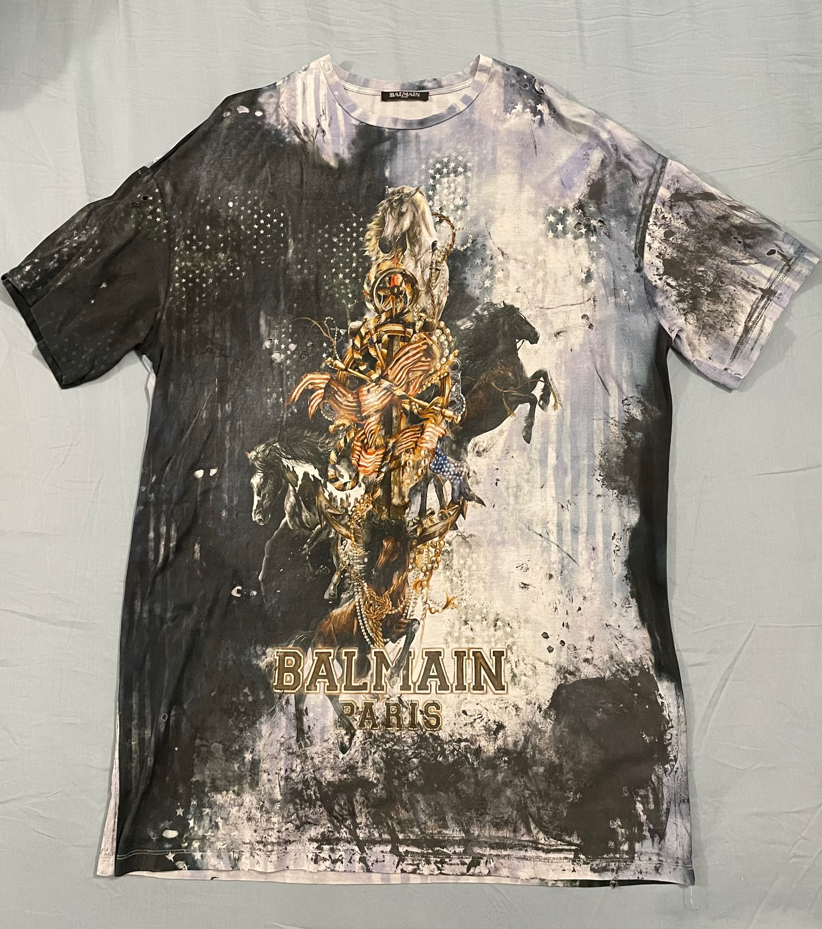 BALMAIN Оригинална овърсайз тениска