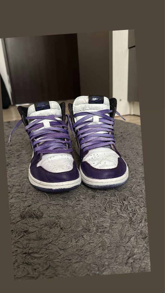 Jordan 1 Court Purple