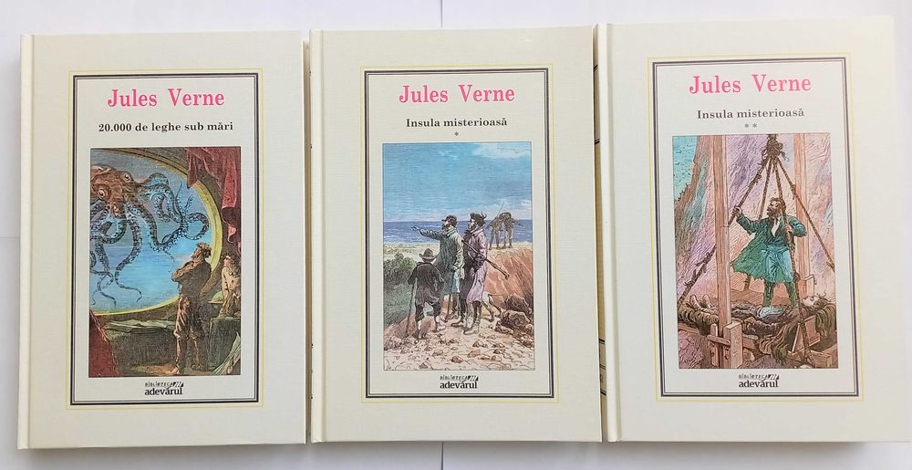 Carti Jules Verne - 20.000 de leghe de sub mări, Insula misterioasa