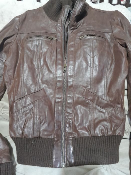 Geaca piele naturala