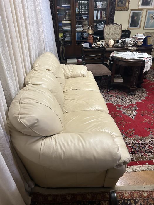 Set canapea piele naturala