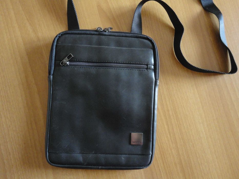 Samsonite/естествена кожа/мъжка чанта