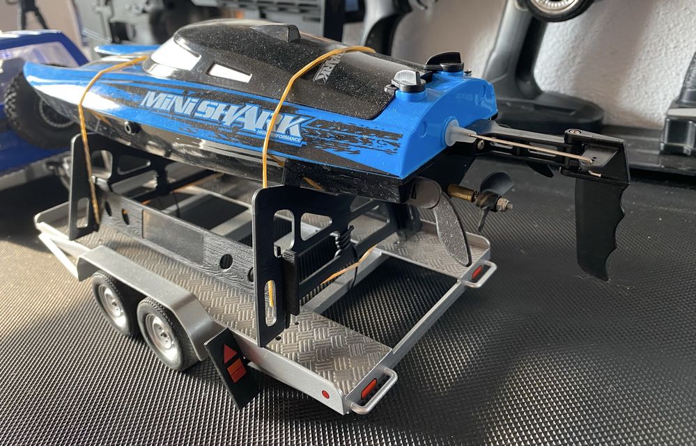 RC сет / джип + лодка + колесар / 1:14 Mitsubishi Padjero