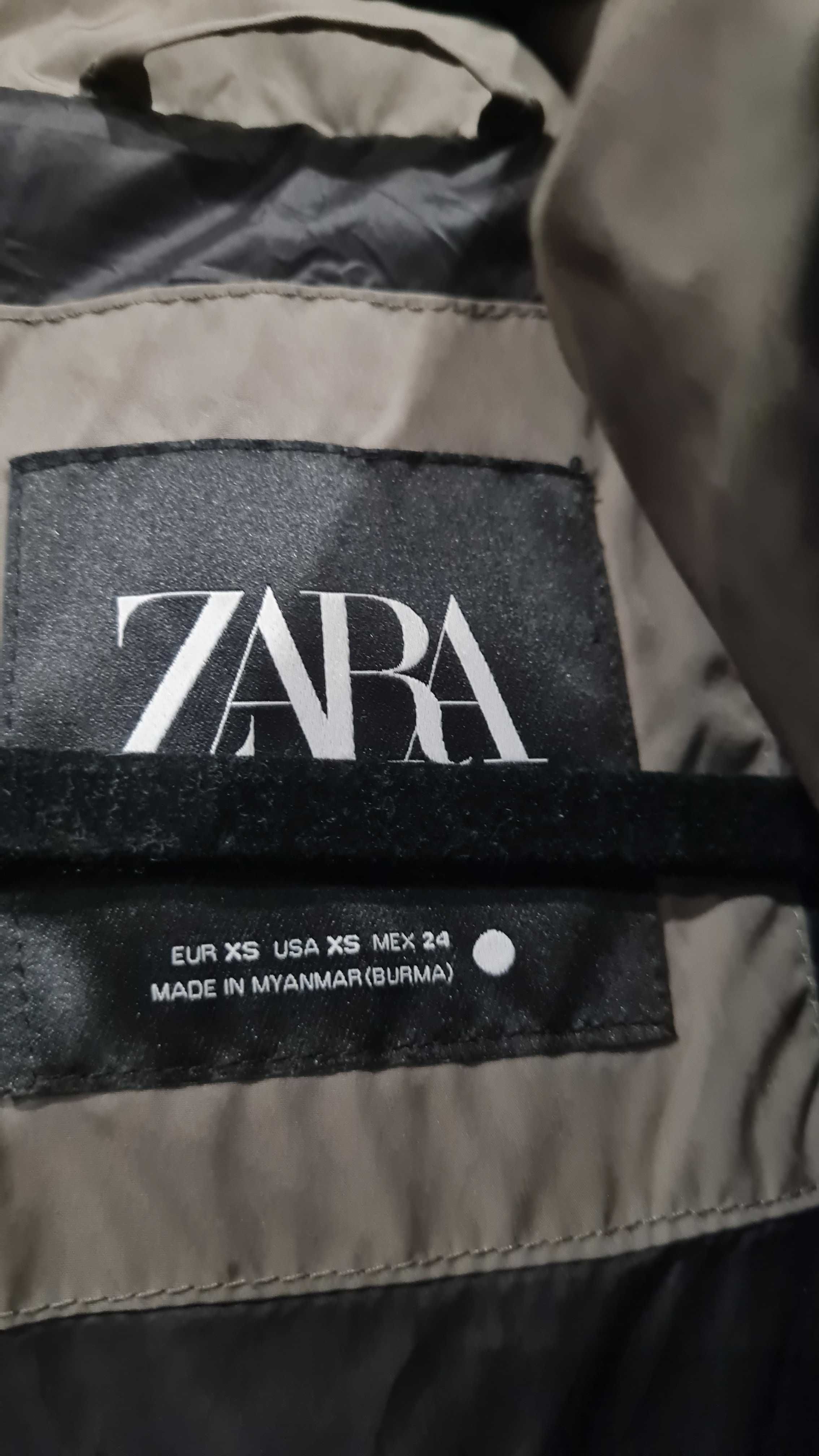 Шушляково яке Zara XS, зелено каки