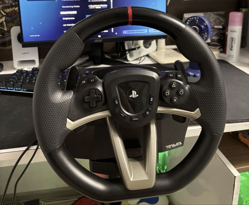 Vand volan și pedale Hori racing wheel Apex PC/PS4/PS5