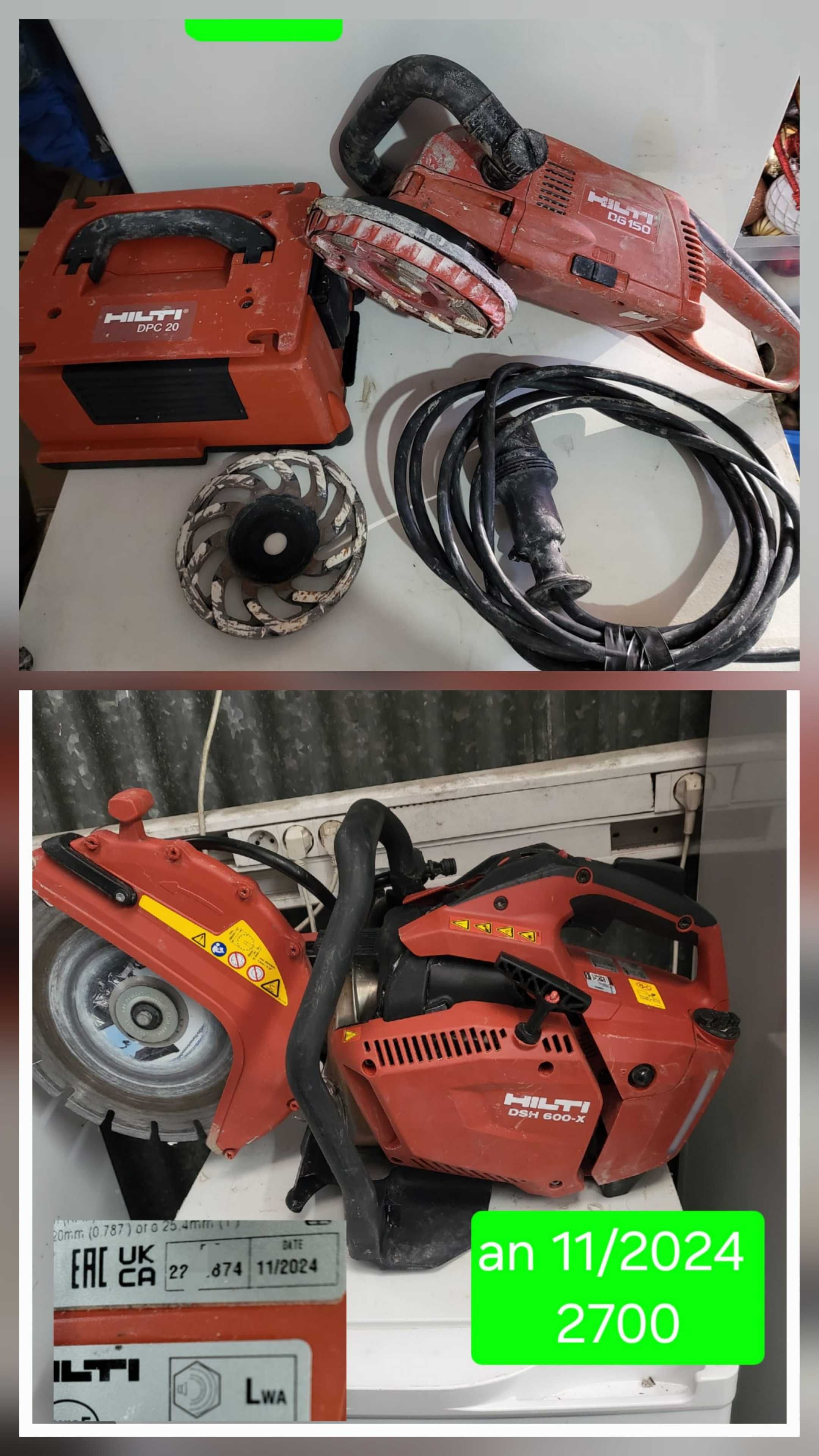 Drujba Beton ap nou+Masina slefuit beton Hilti tot functional perfect