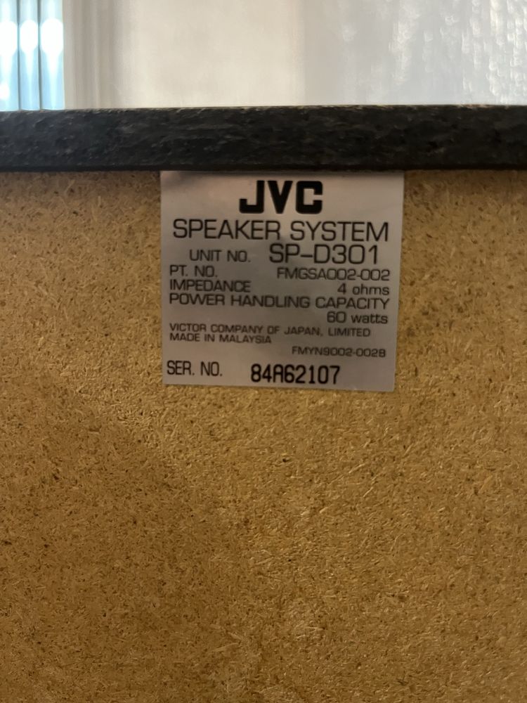 Тонколони JVC 60w