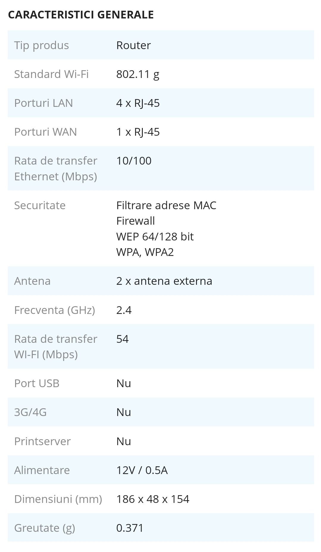Transport gratuit Router wireless LINKSYS WRT54GL