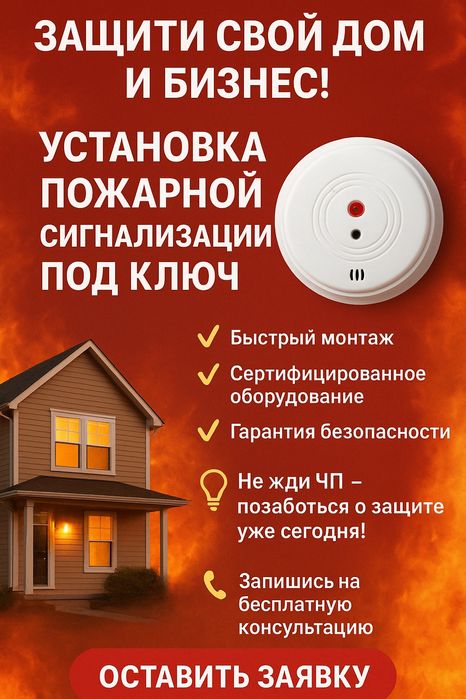 Установка пожарной сигнализации