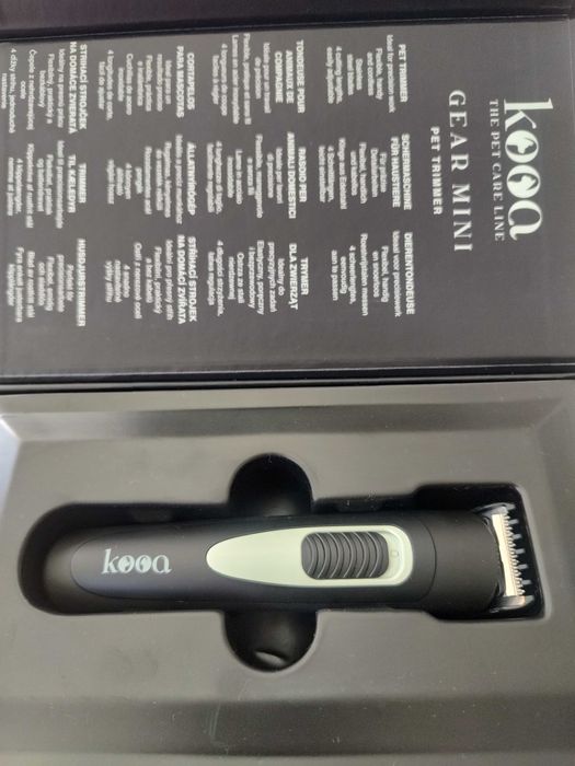 Тример за постригване на домашни любимци kooa GEAR Mini