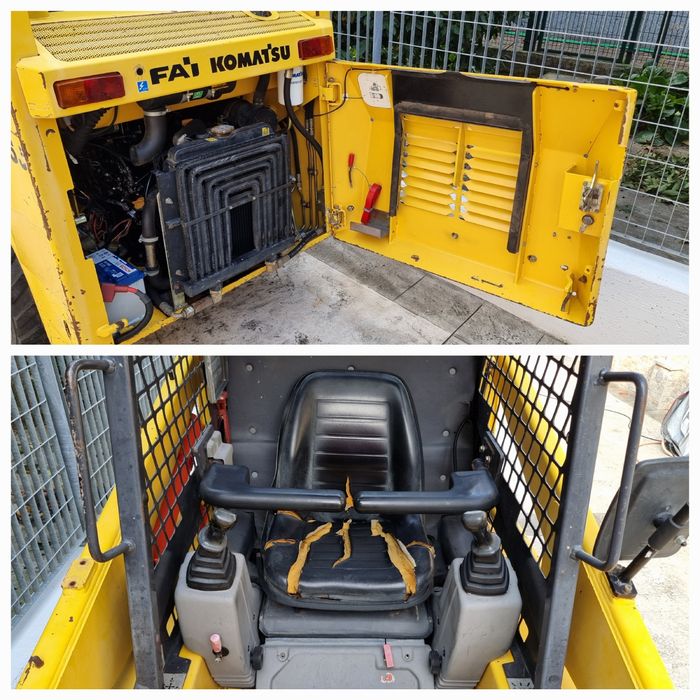 Miniîncarcător KOMATSU SK05J 1750h ORIGINALE  mini încărcător