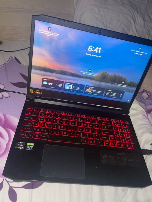 Laptop gaming Acer ryzen 5 rtx 3050