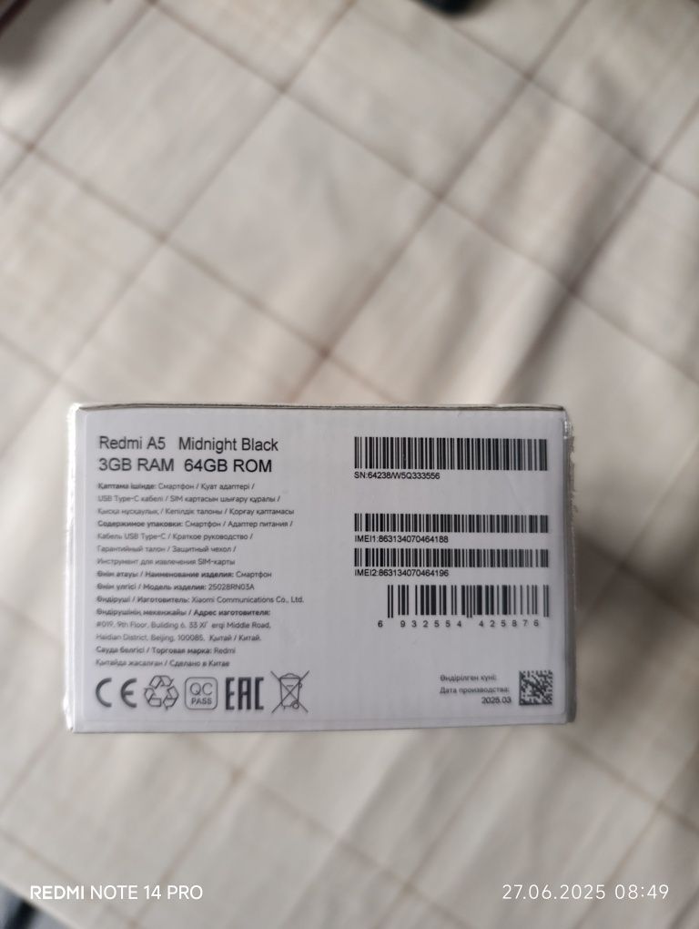 REDMI A-5 продаю в упаковке новый
