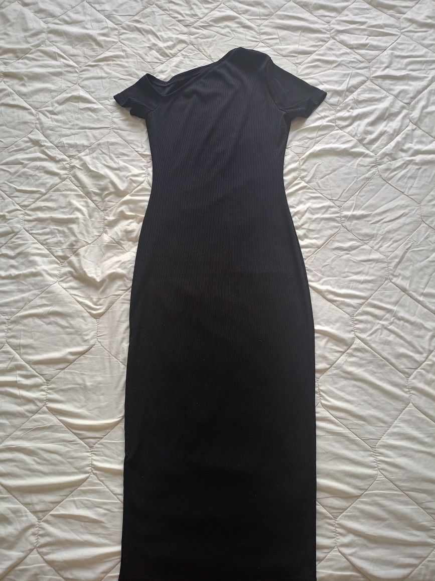 Платье чёрное лапша 42-44