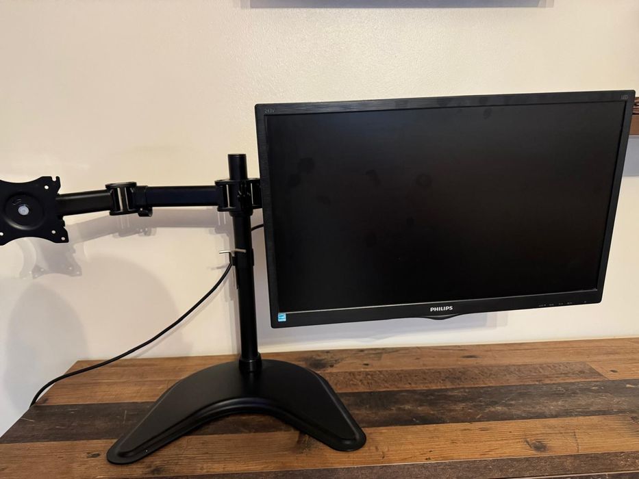 Suport dual monitor Manhatan + monitor philips 243v5l 24"