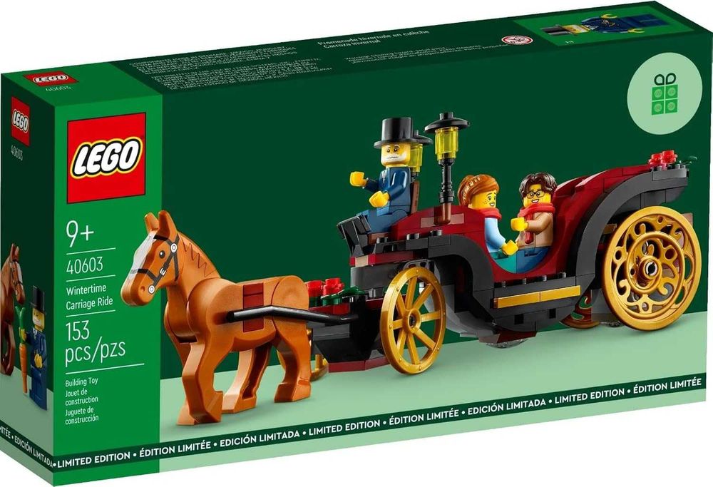 НОВО LEGO Christmas 40603 - Wintertime Carriage Ride