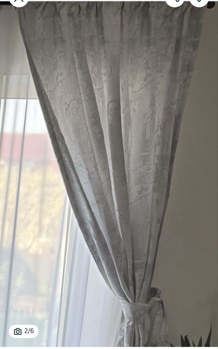 Set pilota pat,fata de masa mare si draperii ca noi!!super pret!