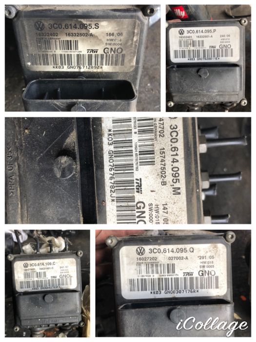Abs Vw Audi skoda seat dacia volvo peugeot modul pompa