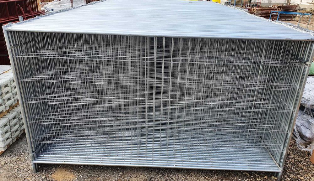 Gard mobil delimitare santier 3,50 m x 2 m, gard provizoriu