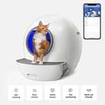 Автоматична котешка тоалетна, самопочистваща се с Wi-Fi връзка