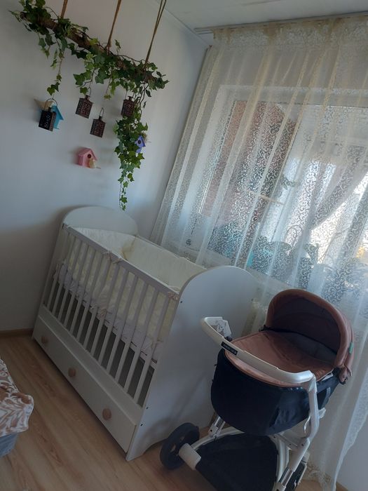 Patut bebe  lemn Ikea