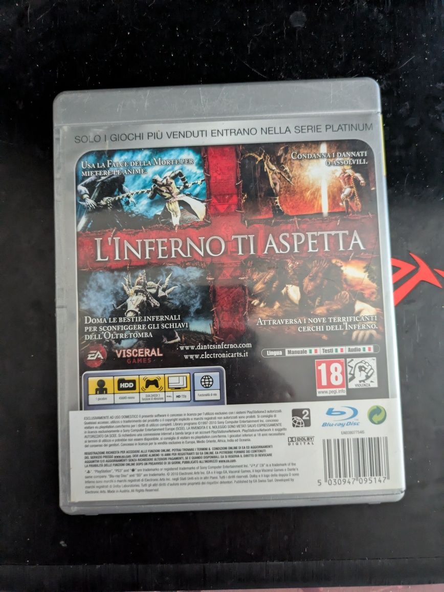 Joc PS3 rar - Dante's Inferno