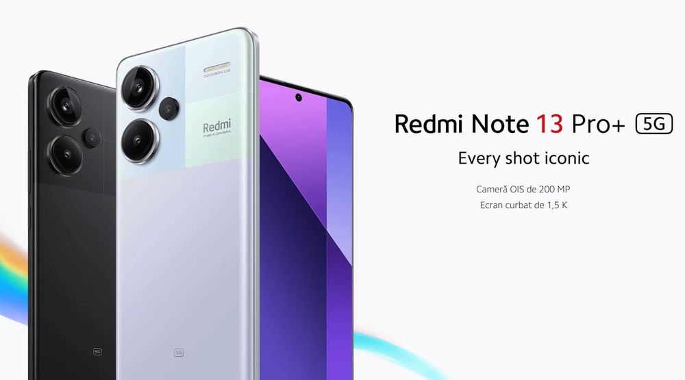 Redmi Note 13 Pro Plus 5g 256GB Aurora Purple/ Midnight Black