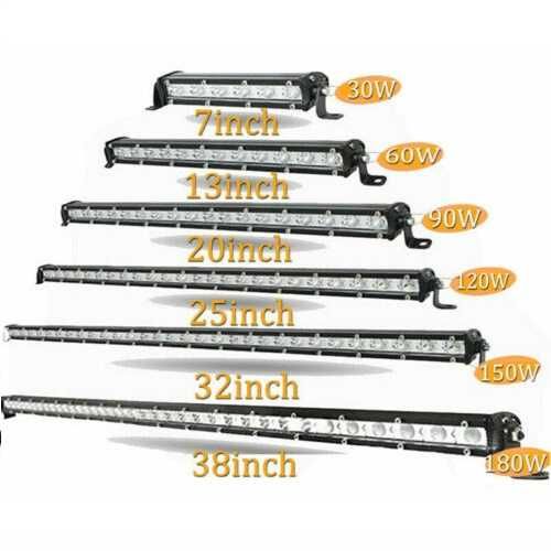 led bar slim 34-97 cm