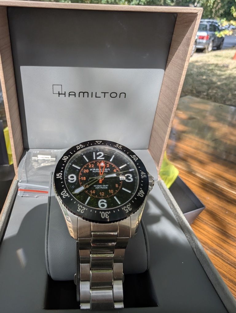 Hamilton eta 2893 43mm glycine 41mm c висок клас eta