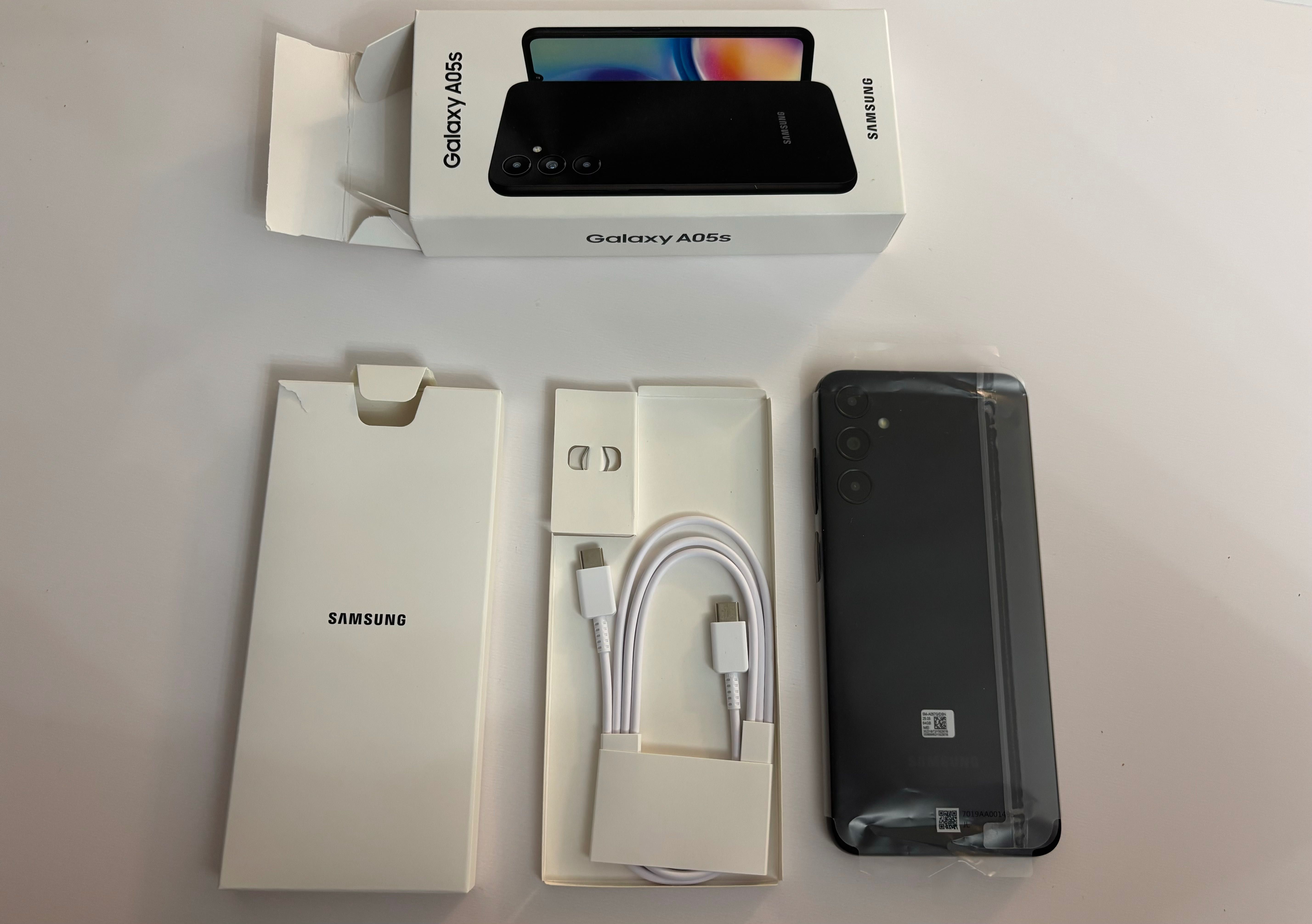 Чисто нов Samsung Galaxy A05s 64GB Black – Неразпечатан