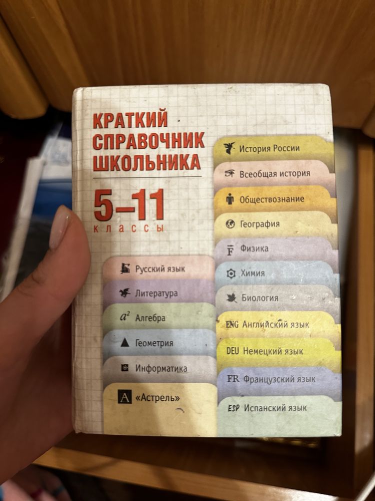 Продам краткий справочник школьника