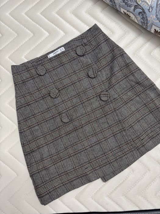 Теплая мини юбка Mango оригинал