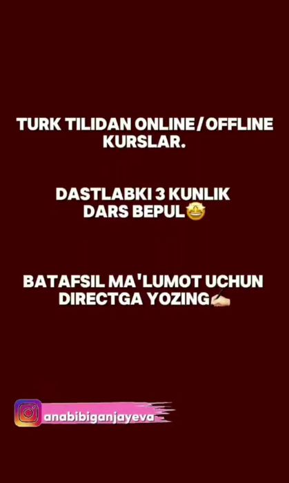 Online kurs türk tili