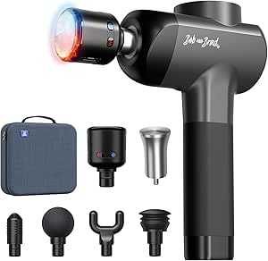 Pistol de masaj cald și rece, Bob and Brad X6 Pro Max cu jet de 11 mm